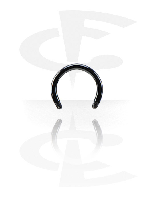 Kulor, stavar & mer, Circular Barbell Pin, Kirurgiskt stål 316L