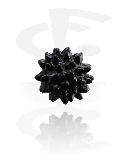 Balls, Pins & More, Black Steel Cast Attachment, Surgical Steel 316L