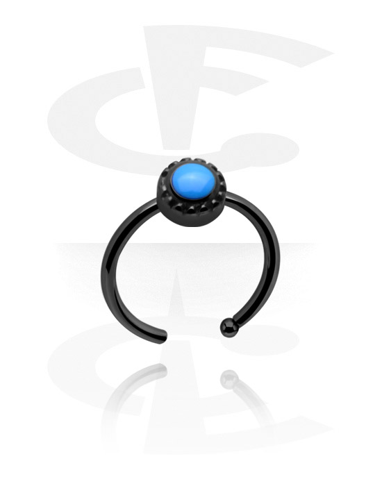 Nose Jewellery & Septums, Black Nose Ring, Surgical Steel 316L