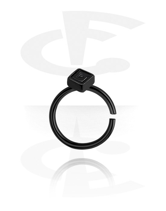 Nose Jewellery & Septums, Black Nose Ring, Surgical Steel 316L