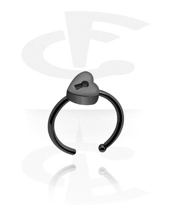 Nose Jewelry & Septums, Black Nose Ring, Surgical Steel 316L