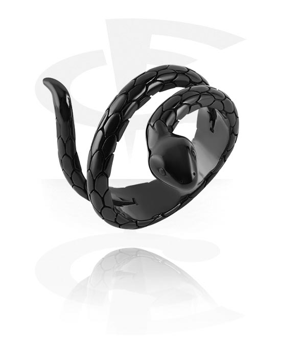 Prstene, Krúžok s dizajnom had, Chirurgická oceľ 316L