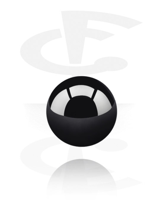 Bolas, barras & mais, Bola para barras com rosca (titânio, preto), Titânio