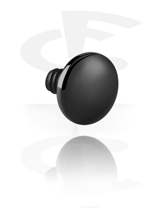 Palloja, nappeja ynnä muuta, Lisäosa 1,6 mm:n sisäkierrepuikoille (titaani, musta), Titaani