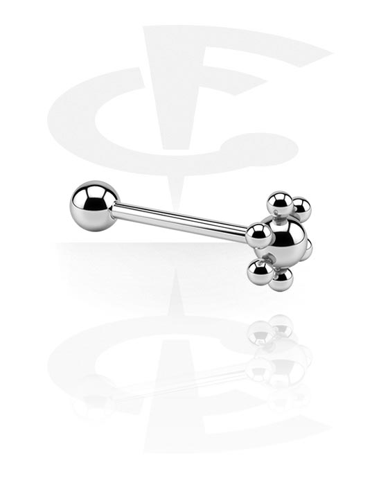 Barbells, Staafje met accessoire, Chirurgisch staal 316L