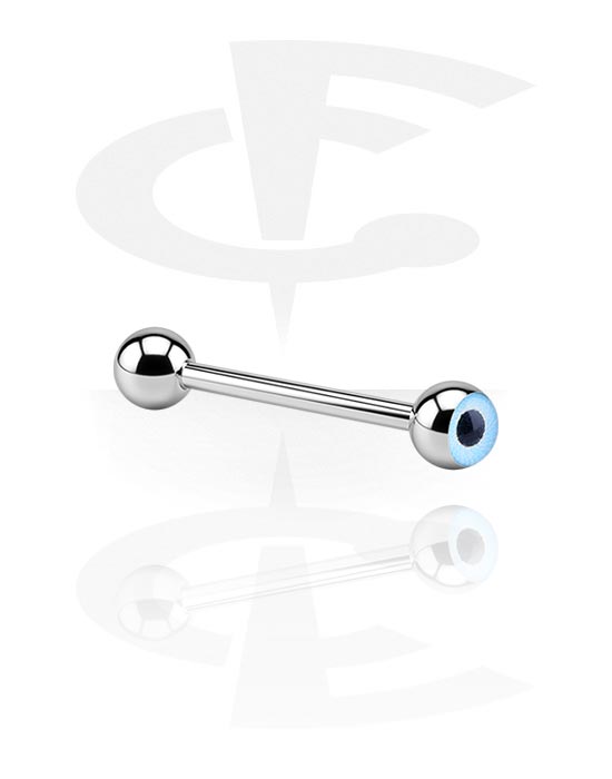 Barbells, Barbell with Eye Ball, Surgical Steel 316L