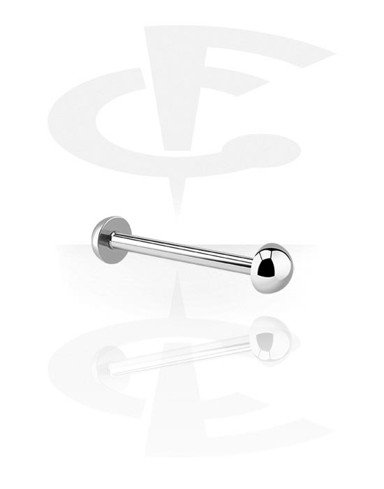 Barbellit, Barbell with Half Balls, Surgical Steel 316L