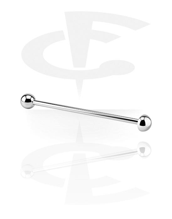Barbeller, Barbell with Half-Ball, Surgical Steel 316L