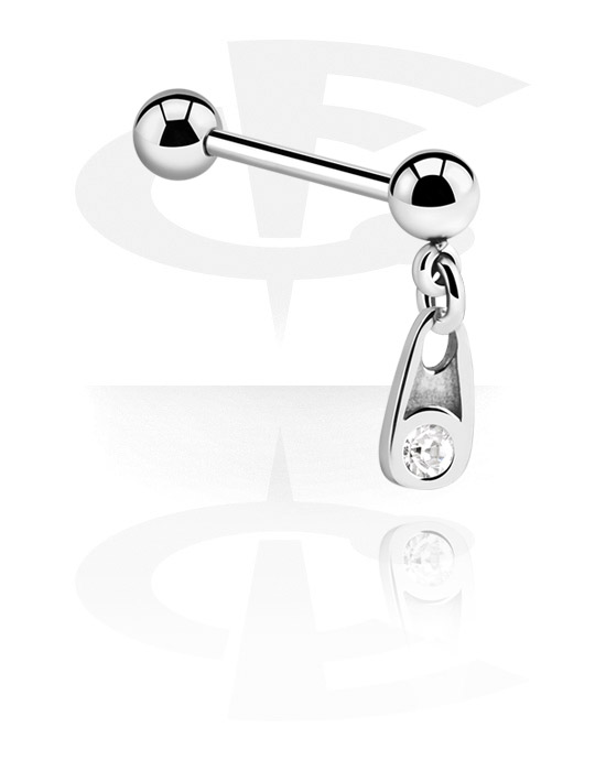 Barbells, Barbell with charm, Surgical Steel 316L