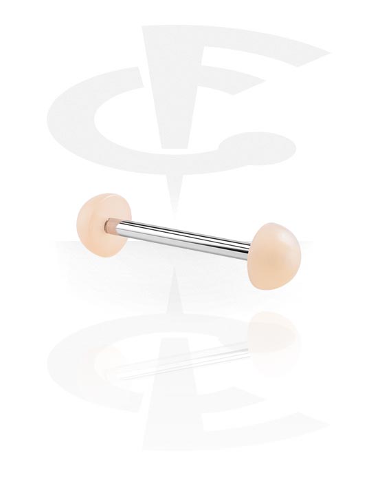 Šipkice, Barbell with Retainer Balls, Surgical Steel 316L, Acrylic