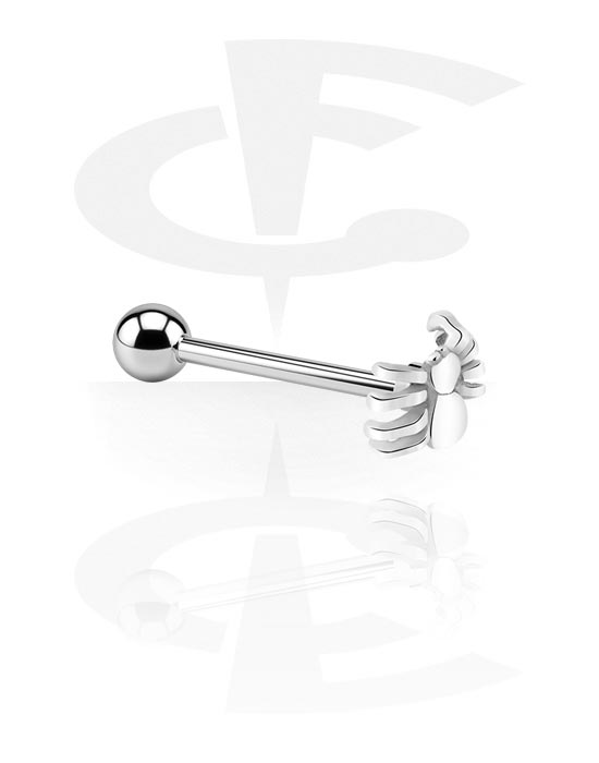 Barbells, Barbell with crab design, Surgical Steel 316L
