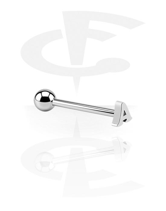 Barbells, Barbell with letter A, Surgical Steel 316L