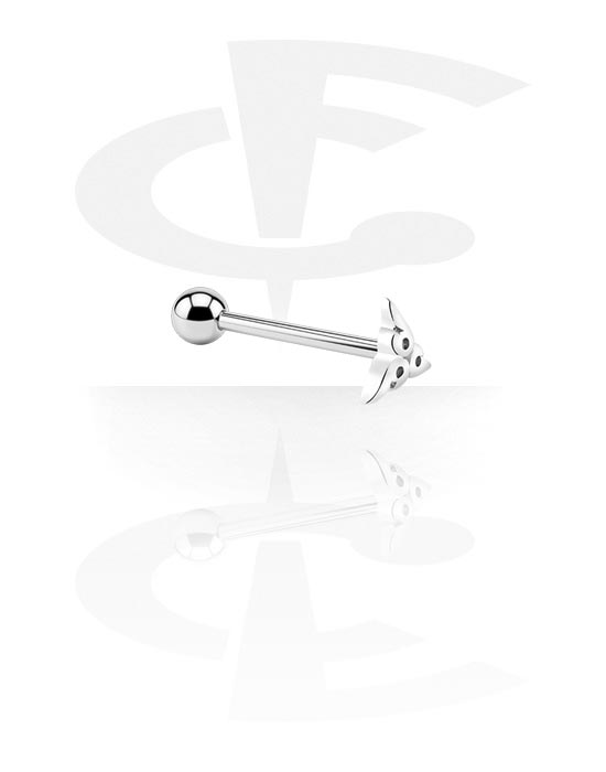 Barbellit, Barbell with Steel Cast Attachment, Surgical Steel 316L