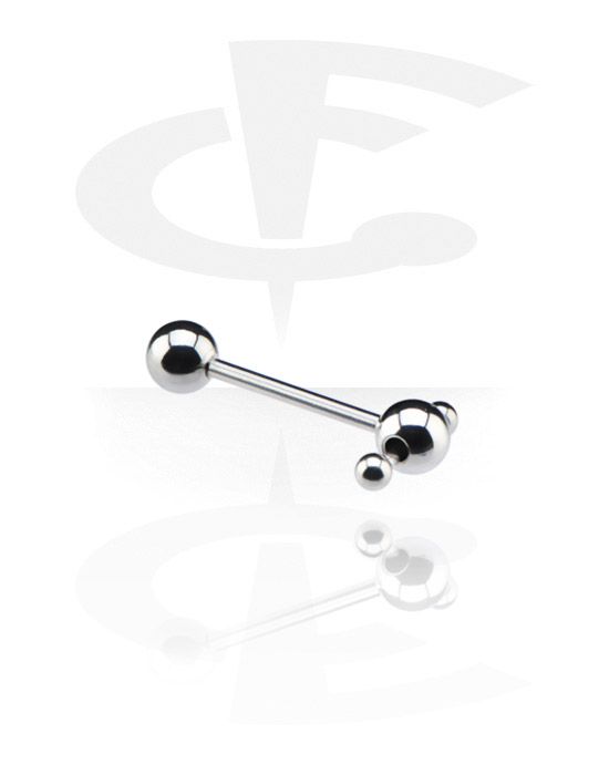 Barbells, Barbell with "Spinner"-Balls, Surgical Steel 316L