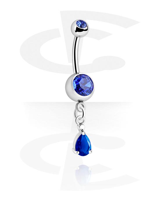 Piercing Pour Nombril En Acier 316L - Diamètre 8mm, Calibre 14g (1,6mm) - Neuf Sans Emballage