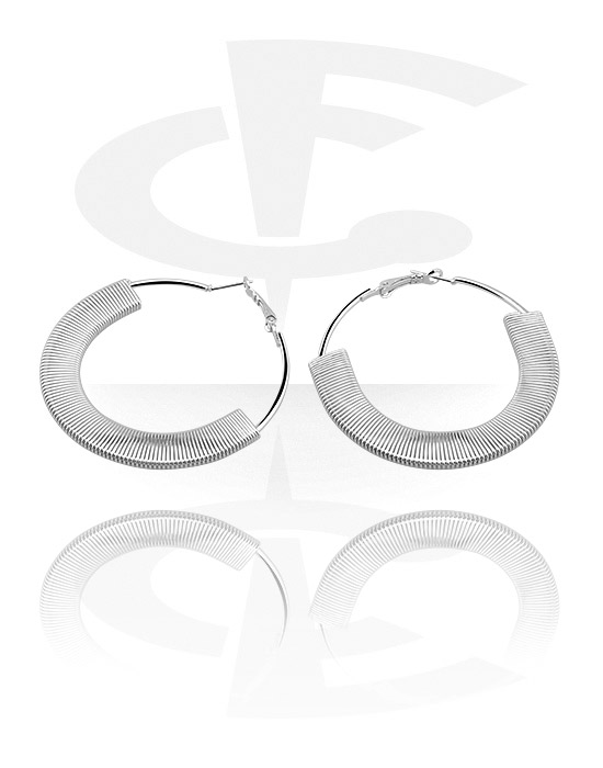 Uhani, uhančki in ščiti, Earrings<br/>[Surgical Steel 316L], Metal
