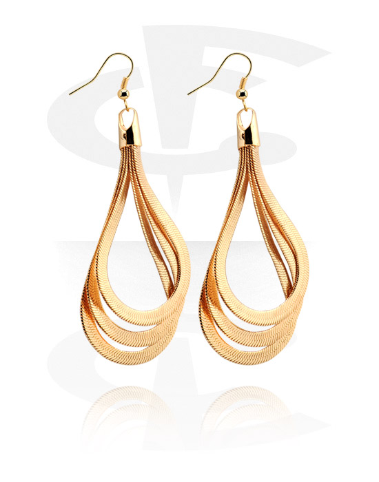 Earrings, Studs & Shields, Earrings, Gold Plated Brass