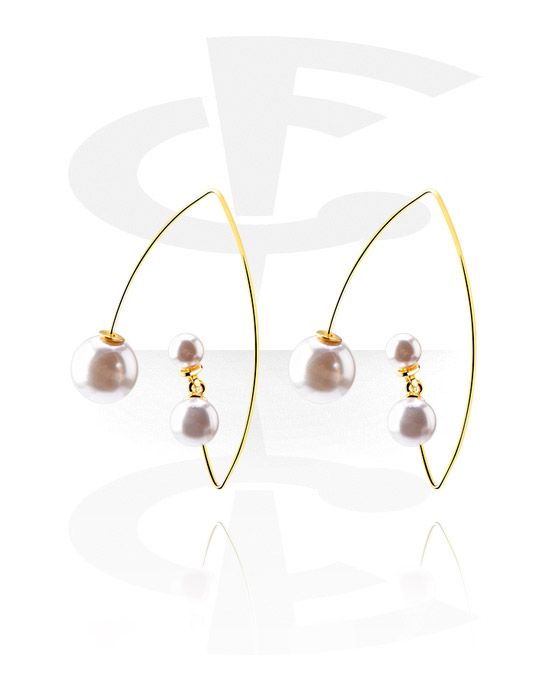 Earrings, Studs & Shields, Earrings, Gold Plated Brass