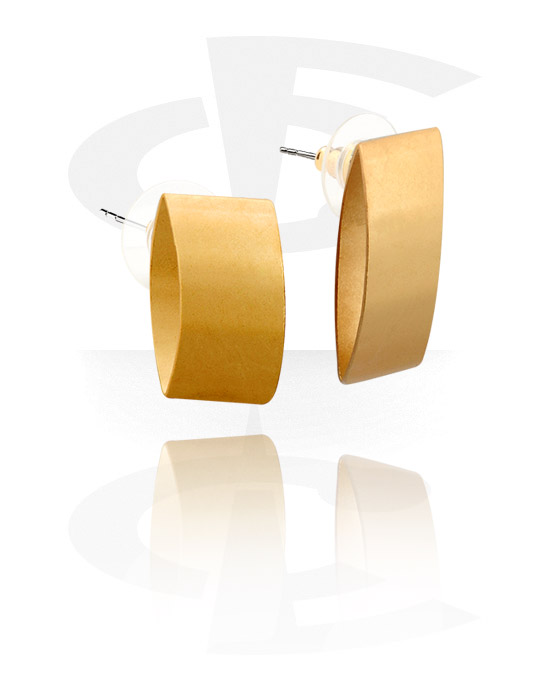 Earrings, Studs & Shields, Ear Studs, Plated Brass, Gold Plated Brass