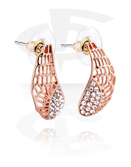 Earrings, Studs & Shields, Ear Studs, Plated Brass