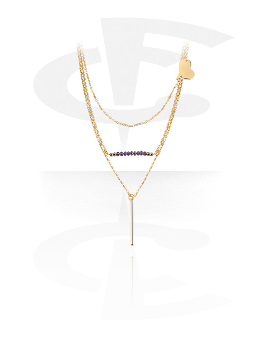 Halskjeder, Fashion Necklace, Plated Brass