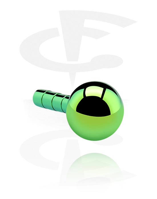 Kulor, stavar & mer, Ball for Push-fit pins (titanium, anodised), Titan