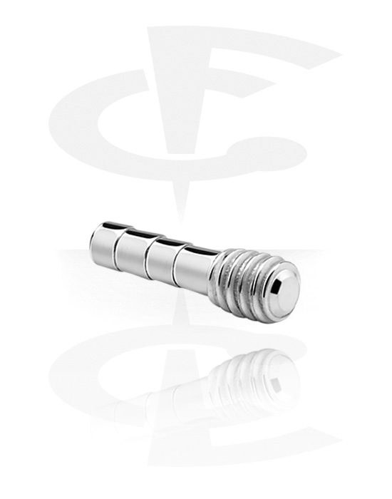 Kulor, stavar & mer, Attachtment for Push-fit pins (titanium, silver), Titan