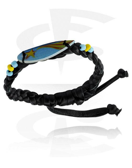 Bracelets, Surfboard Bracelet, Nylon Cord ,  Wood