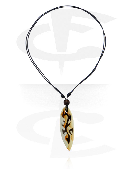 Halsband, Surfboard Necklace, Nylon Cord ,  Wood