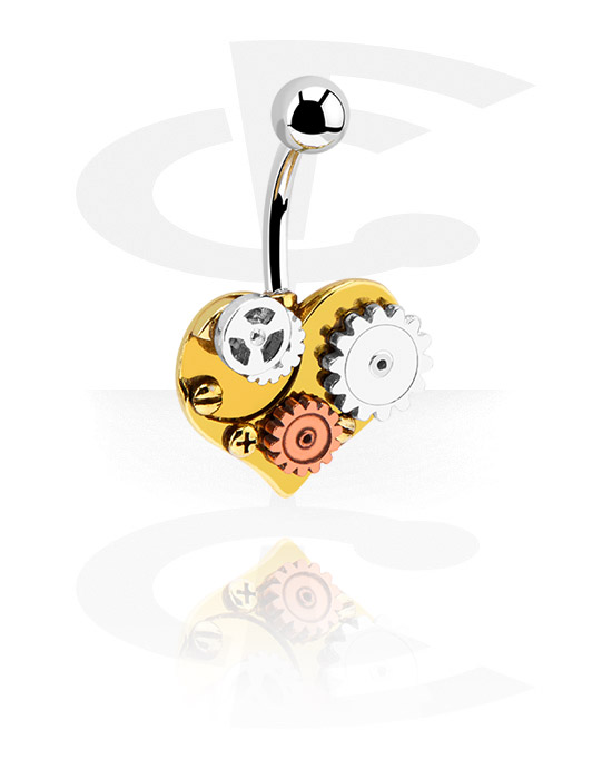 Curved Barbells, Steampunk Fashion Banana, Surgical Steel 316L