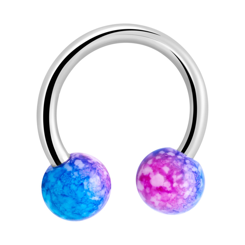 Circular Barbell (Surgical Steel 316L/Acrylic) The World's No.1