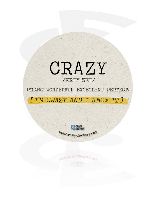 Crazy Factory Sticker, Crazy Factory Klistermärke