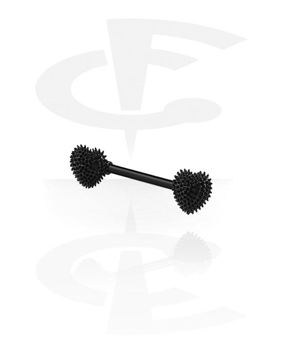 Piercing De Téton En Acier Chirurgical 316L Plaqué Or Rose – Motif Bouclier Avec Rosace, Tige 1.6x19mm - 7