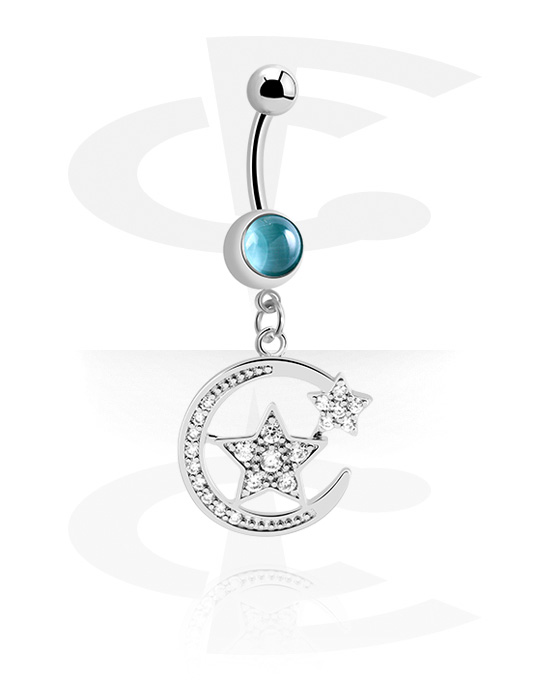 20 Anelli Ombelico In Acciaio Chirurgico 316L Mix 14g - JSW Body Jewelry