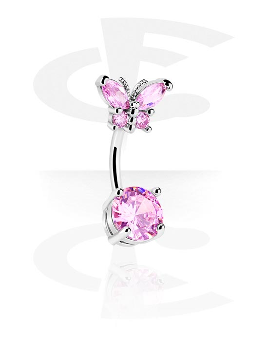 Paula & Fritz Orecchini A Clip Fiore Oro, In Acciaio Inox 316L Con Zirconi E Perle, Per Donne Con Orecchie Non Forate