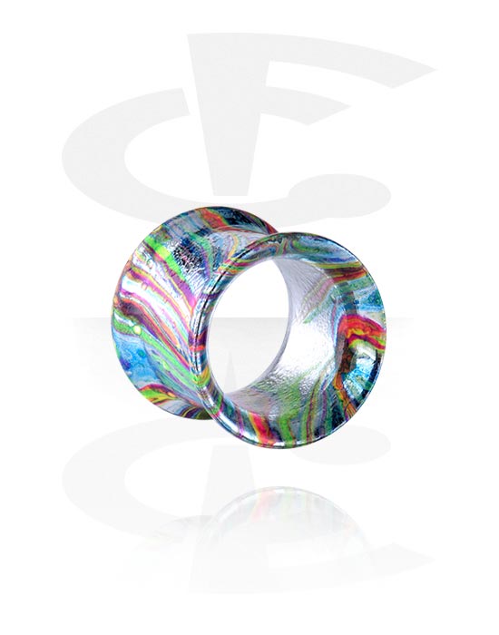 Tunnels & Plugs, Double flared tunnel (acrylic, various colors), Acrylic