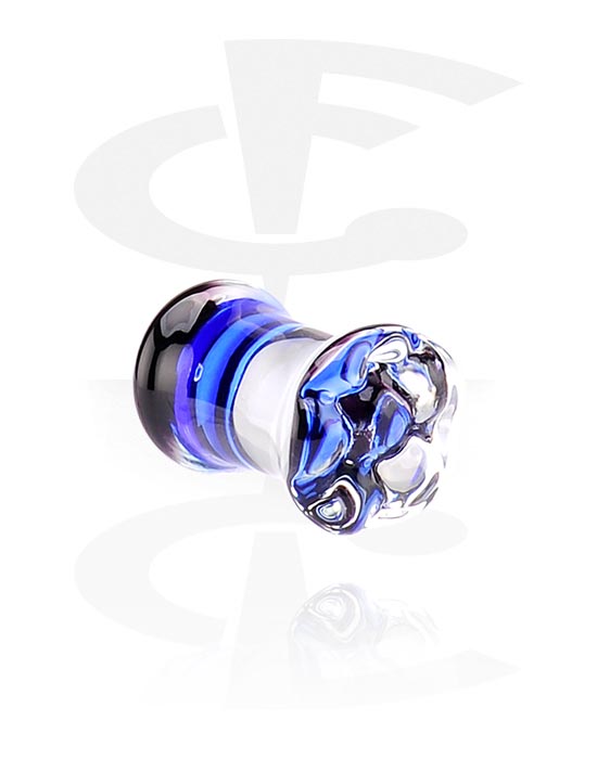 Tunely & plugy, Double Flared Plug, Glass