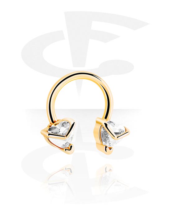 Piercing Nez Anneau Plaqué Or – Acier 316L Chirurgical, Calibre 6-10 Mm, Bijou Trendy Septum Tragus Narine