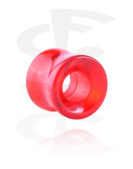 Tunnels & Plugs, Double flared tunnel (glass, various colors), Glass