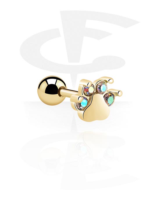 Piercing Al Trago Helix Orecchio Stella Star Spina Zirconia Cz
