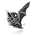Pins, Pin mit Fledermaus-Design, Zinklegierung