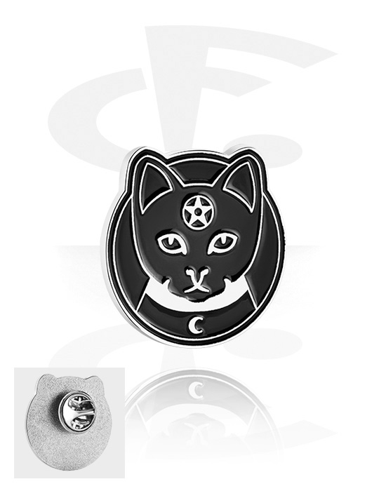 Pins, Pins com design gato, Liga de aço