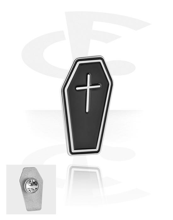 Pins, Pins med Coffin Design, Legerat stål