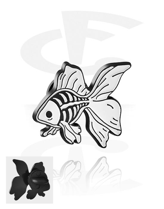 Odznaky, Tyčinka s Motív ryba, Legovaná oceľ