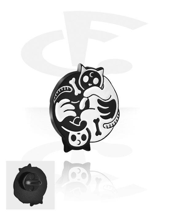 Odznaky, Tyčinka s designem kočka, Legovaná ocel