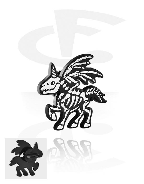 Odznaky, Tyčinka s designem jednorožec, Legovaná ocel