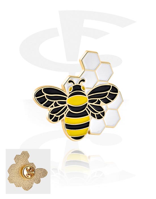 Pins, Pin mit Bienen-Design, Legierter Stahl