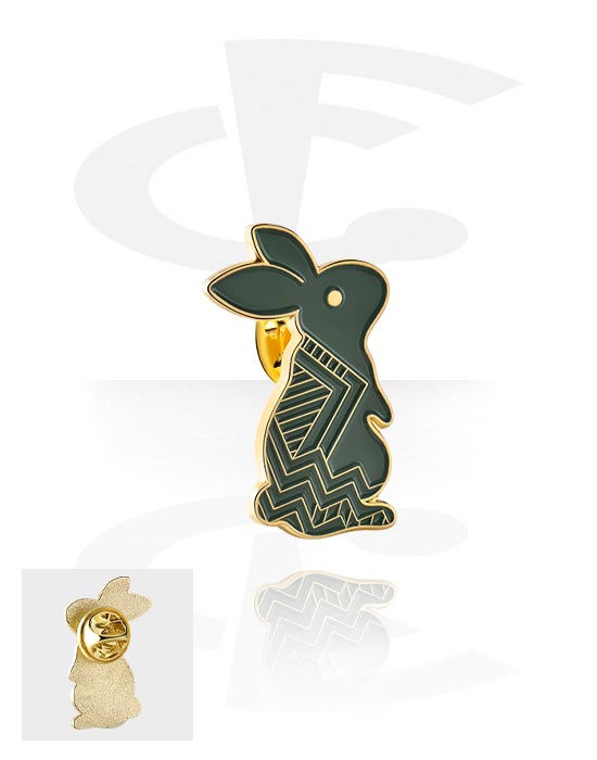 Odznaky, Tyčinka s designem králíček, Legovaná ocel