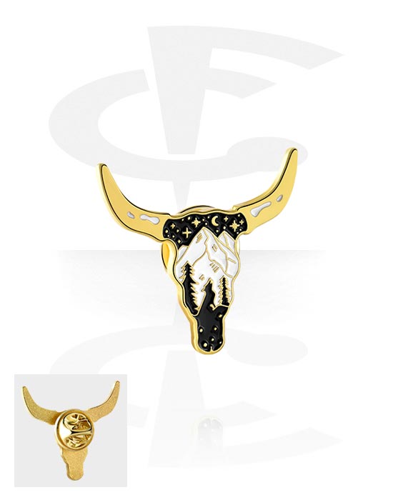 Pins, Pin with ram skull design, Alloy Steel