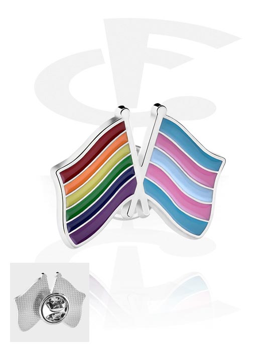 Pins, Pin mit Pride!-Design, Legierter Stahl